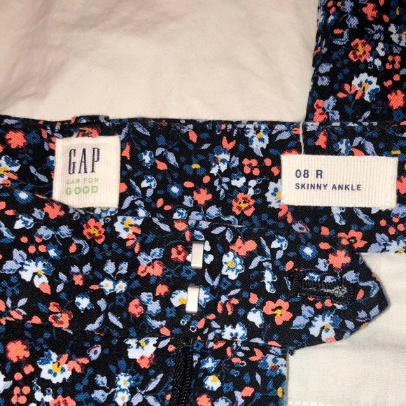 Gap skinny ankle floral pants - Picture 4 of 4